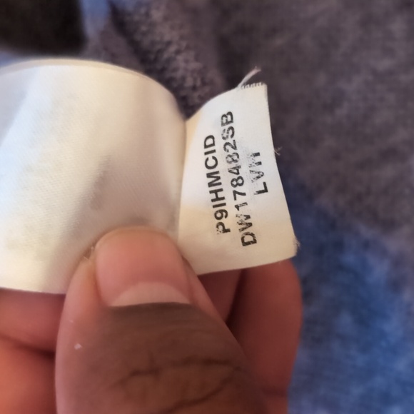 DKNY| Blue Large Cowl Neck Long Sleeve Sweater Acrylic Polyester Blend - Picture 16 of 16